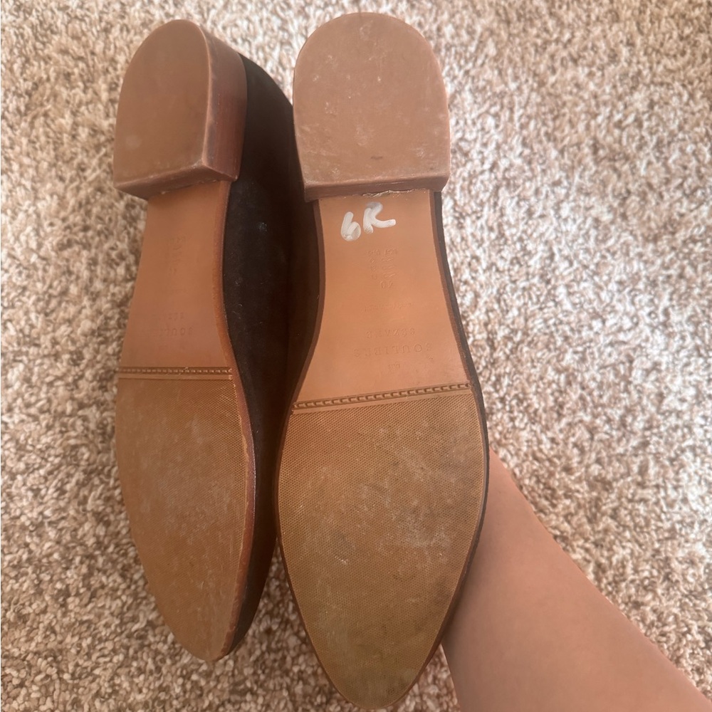 Sezane Matilda Black Low Ballerinas Ballerina Flats 40 / 9 - Picture 4 of 10